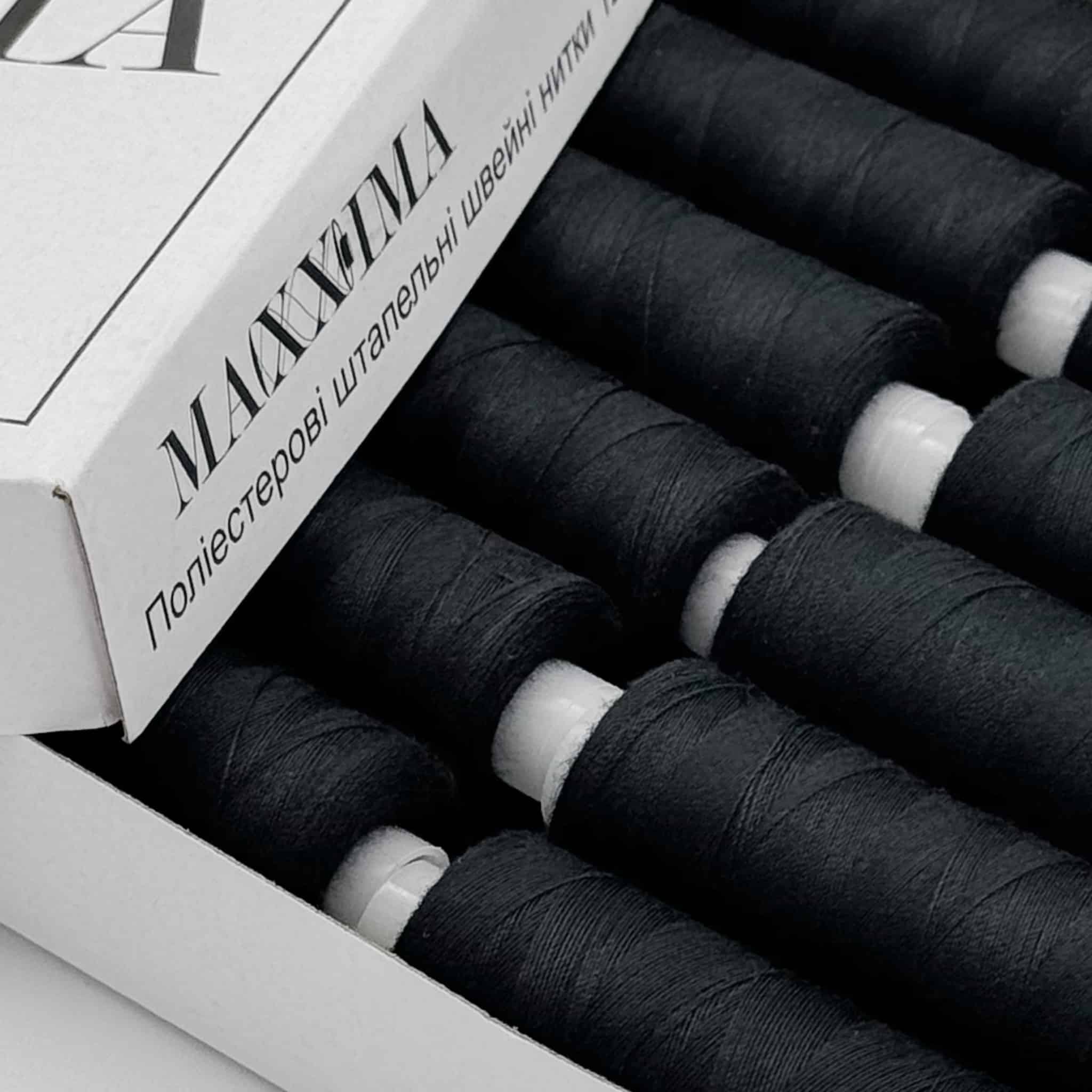 Нитка швейна, 40/2 400 ярдів (коробка 12 шт) - Зображення 6