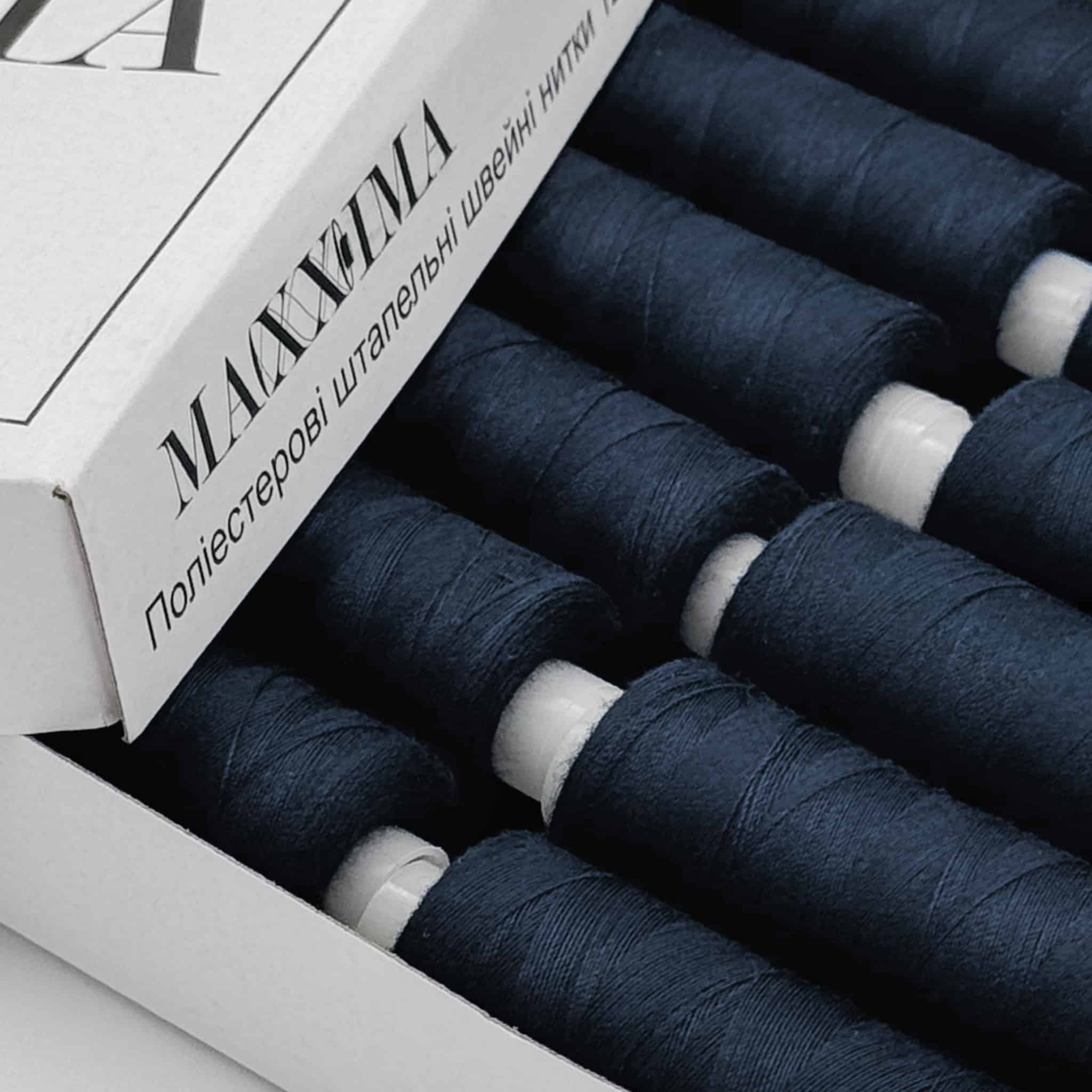 Нитка швейна, 40/2 400 ярдів (коробка 12 шт) - Зображення 5